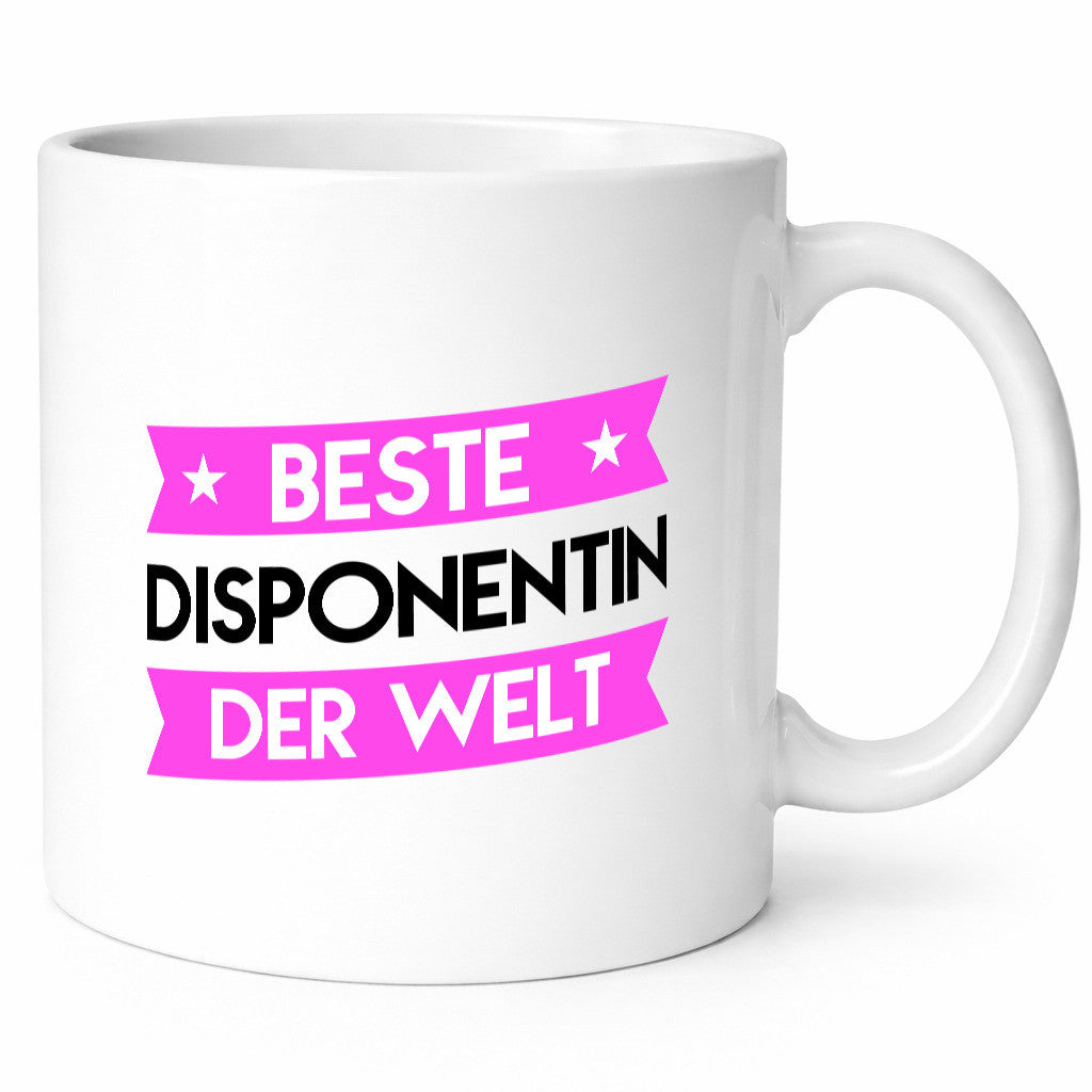Beste Disponentin | Zuteilerin Geschenkidee Humor Tasse