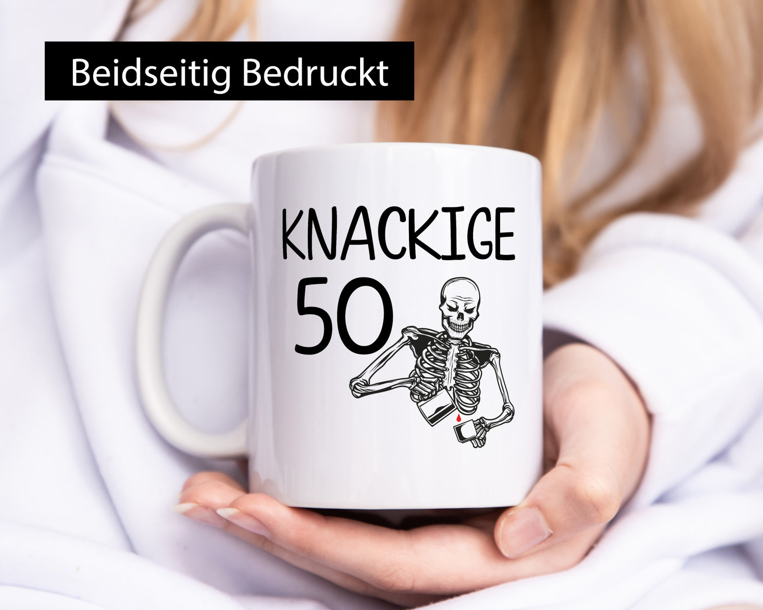 50. Geburtstag | Alt Knackig und Geschenk Geschenkidee lustiger Spruch Tasse