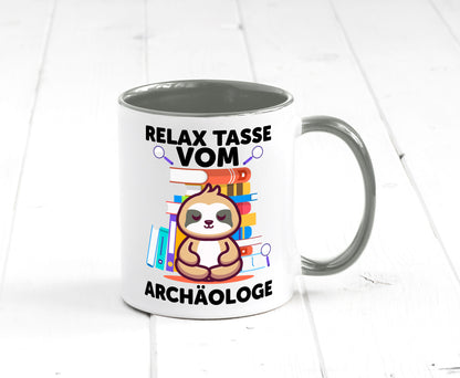 Relax Tasse: Archäologe | Archäologie Forscher lustig Humor Geschenkidee