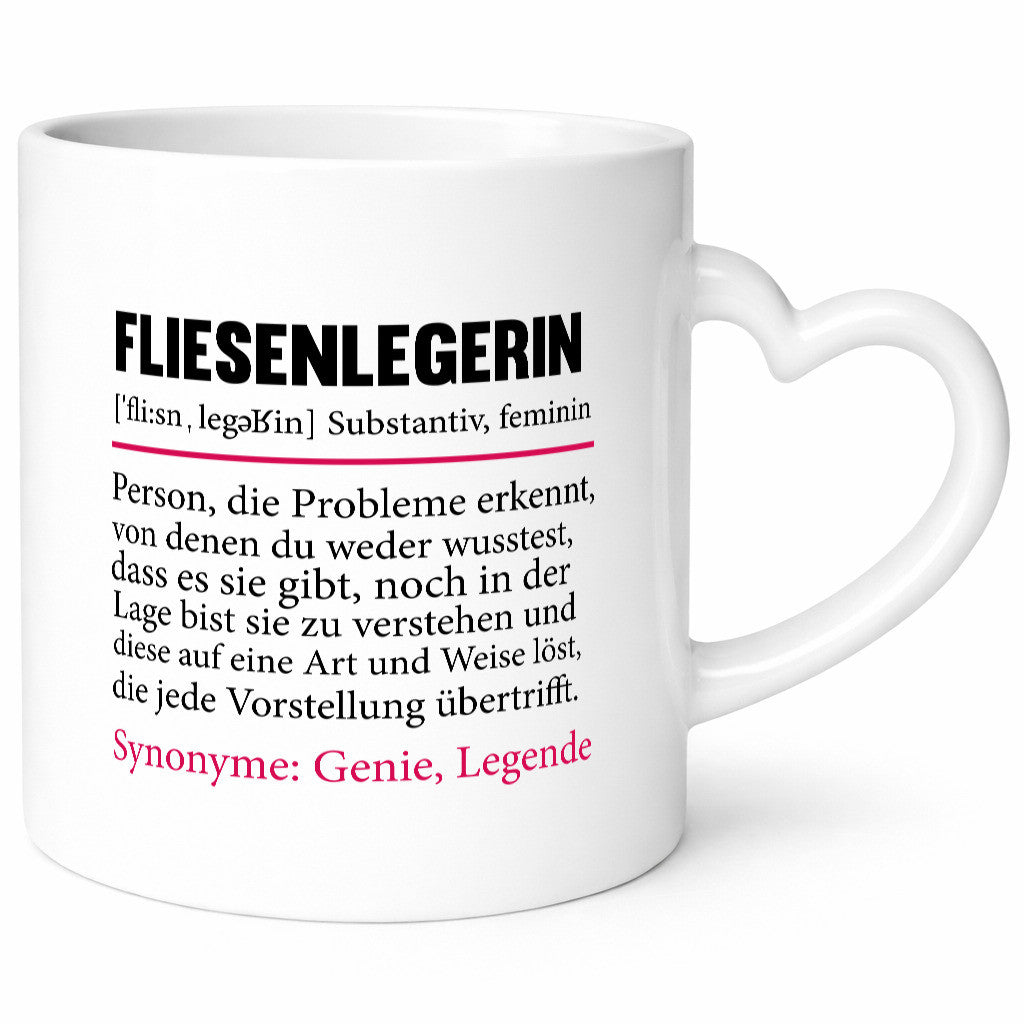 Fliesenlegerin | Beruf Fliesenlegen Bau Geschenkidee Arbeit Kollegen Büro Humor