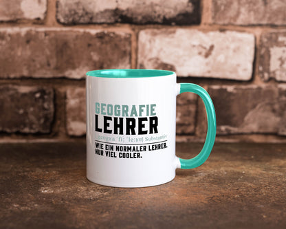 Geographielehrer | Lehrer Unterricht Lieblingslehrer lustiger Spruch Geschenk