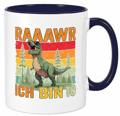 10. Geburtstag | 10 Jahre rarrrr ich bin Dinosaurier lustig Geschenkidee