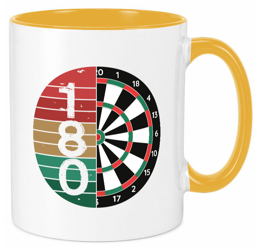 Dartsboard | Retro Dartspieler Kollege Freunde Geschenkidee Arbeit Kollegen