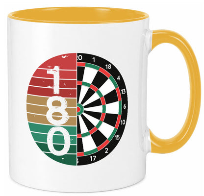 Dartsboard | Retro Dartspieler Kollege Freunde Geschenkidee Arbeit Kollegen