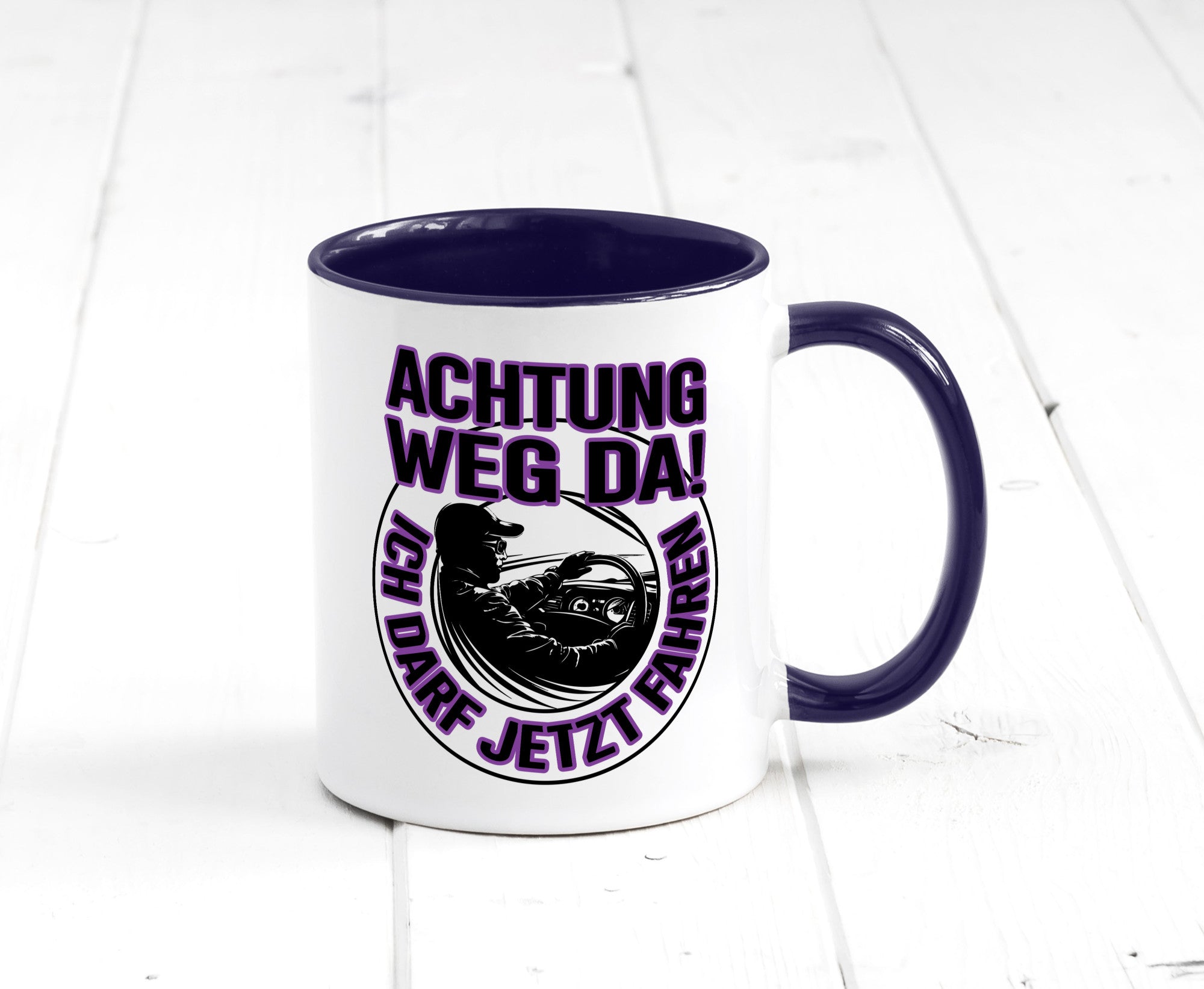 Achtung weg da ich darf jetzt Fahren | Führerschein lustig Humor Geschenkidee