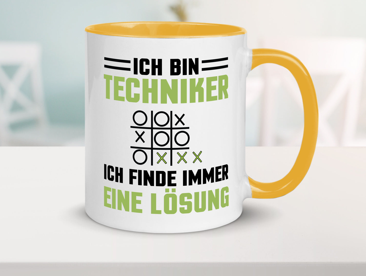 Ich bin Techniker finde immer eine Lösung | lustiger Spruch Geschenk Humor