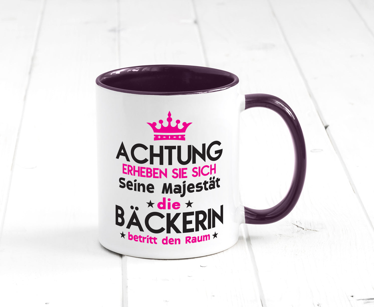 Seine Majestät Bäckerin | Bäckerei Frauen Backen Humor Geschenkidee Tasse