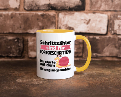 Schrittzähler Fortgeschrittene, Bewegungsmelder | Schnecke Geschenk Humor