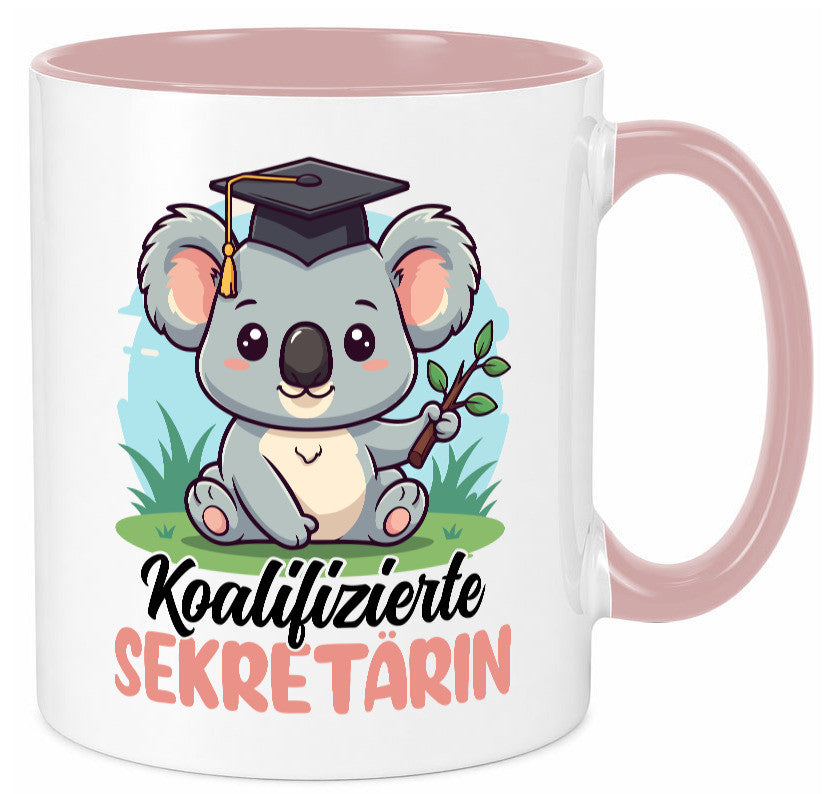 Koalifizierte Sekretärin | Büro Geschenkidee Arbeit Kollegen Humor Tasse