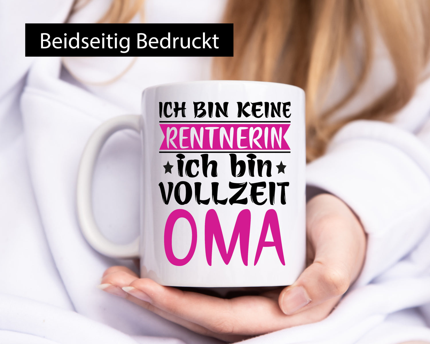 Ich bin eine Rentnerin | Vollzeit Oma Ruhestand Humor Familie Geschenkidee Tasse
