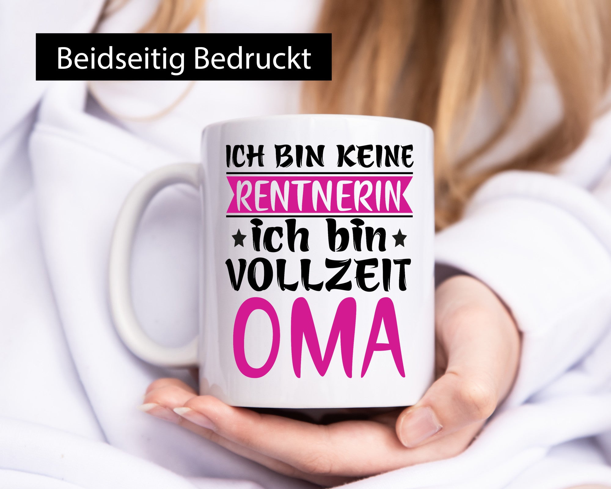 Ich bin eine Rentnerin | Vollzeit Oma Ruhestand Humor Familie Geschenkidee Tasse