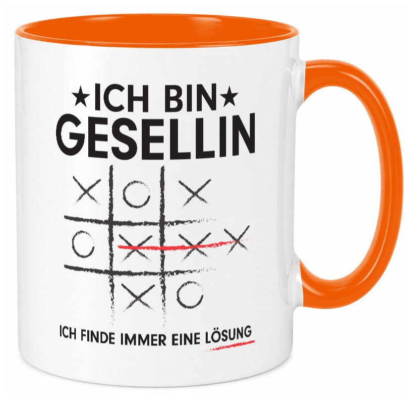Löse Probleme: Gesellin | Handwerkerinnen Geschenkidee Humor Tasse