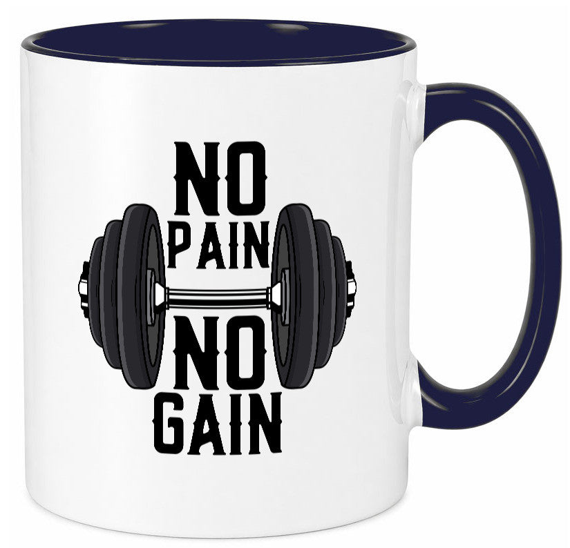No Pain Gain | Training Motivation Fitness Pumpen lustig Humor Geschenkidee