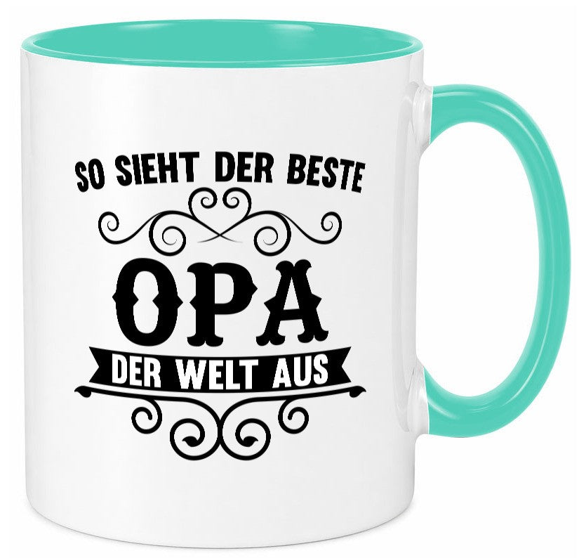 Der Beste Opa | Großvater Enkel Geschenkidee Familie Humor Tasse