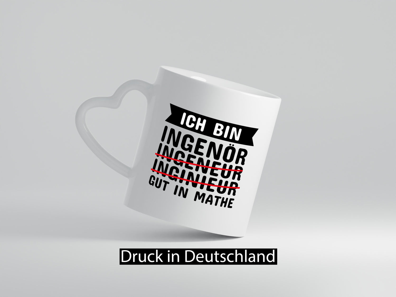 Ich bin gut in Mathe Ingenieur Geschenk Humor Geschenkidee lustiger Spruch Tasse