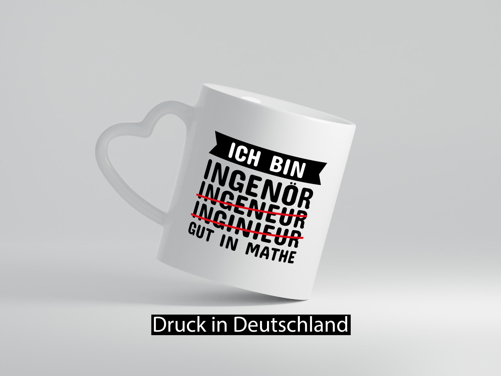 Ich bin gut in Mathe Ingenieur Geschenk Humor Geschenkidee lustiger Spruch Tasse