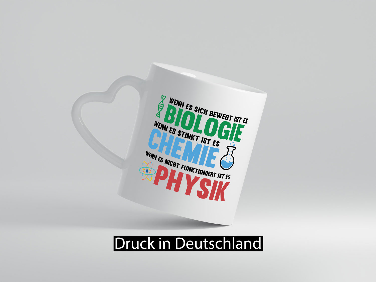 Biologie | chemie Psychik Wissebschaft Geschenkidee Humor Tasse