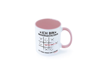 Löse Probleme: Mediengestalterin | Medien Geschenkidee Humor Tasse