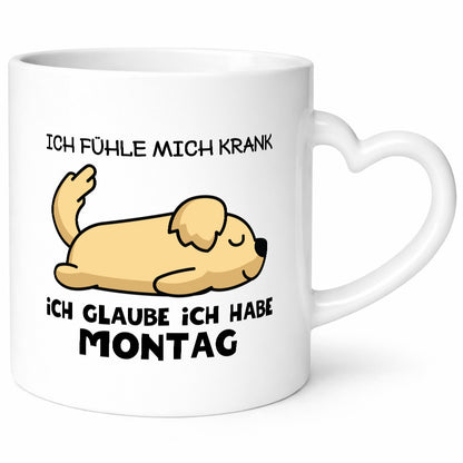 Ich fühle mich Krank | Montag Morgenmuffel Wochenstart lustig Humor
