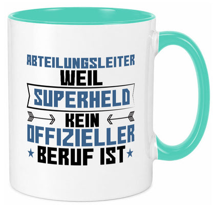 Superheld Abteilungsleiter| Führungskraft Geschenkidee Humor Tasse