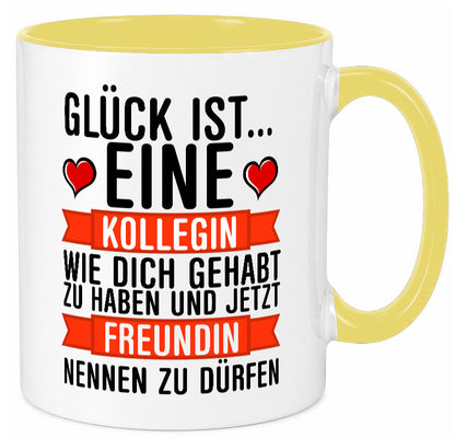 Kollegen Freundin | Arbeitskollegin Lieblingsfreundin lustiger Spruch Geschenk Tasse