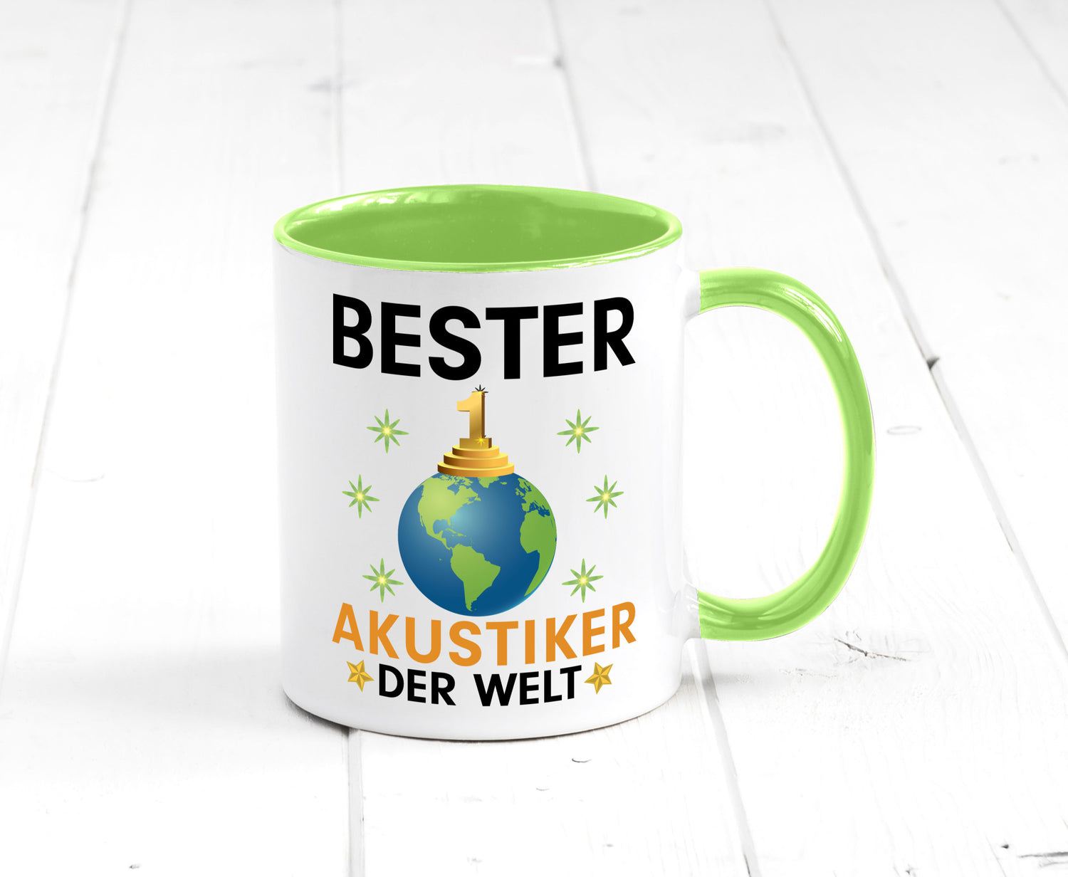 Welt Bester Akustiker | Akustik Hörgeräteakustik Geschenkidee Humor Tasse