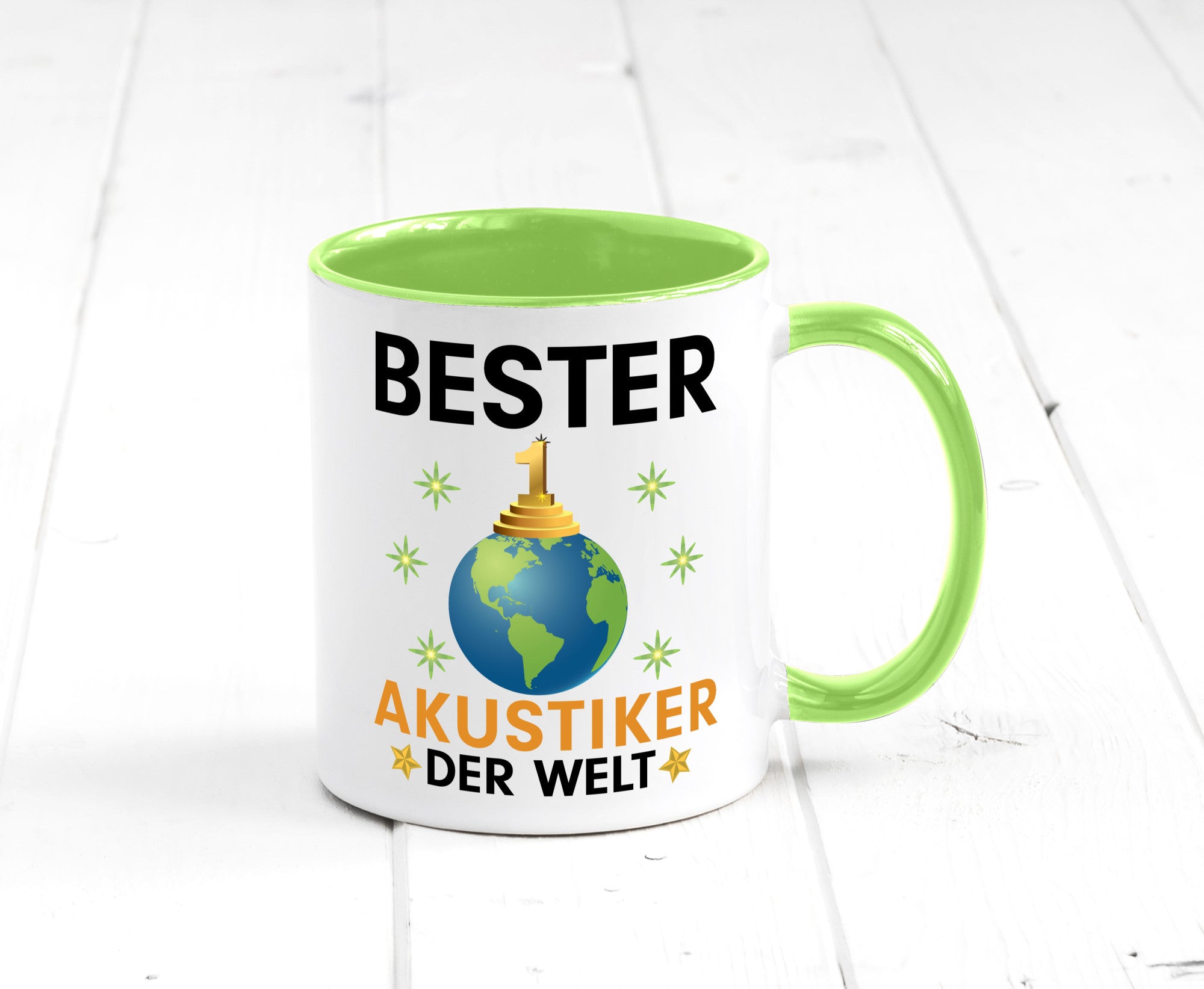 Welt Bester Akustiker | Akustik Hörgeräteakustik Geschenkidee Humor Tasse