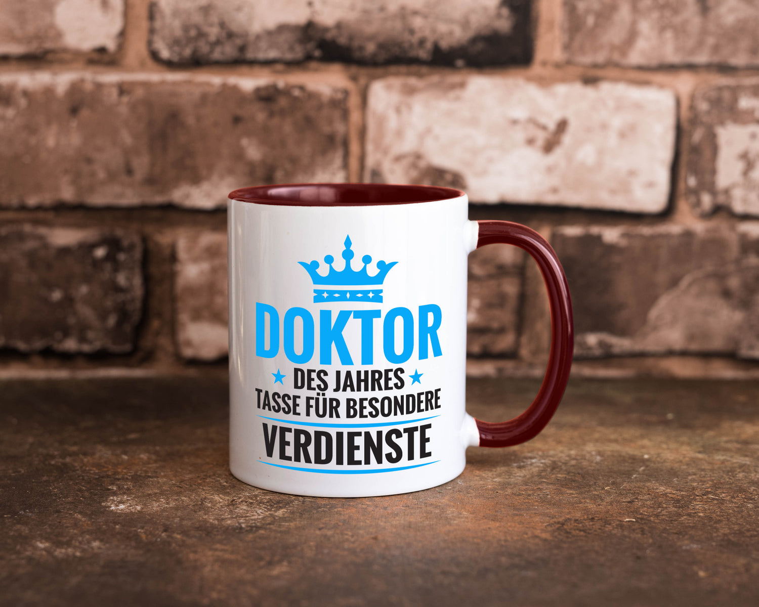 Besonderer Verdienst: Doktor | Doktorand Doktortitel Humor Geschenkidee Tasse