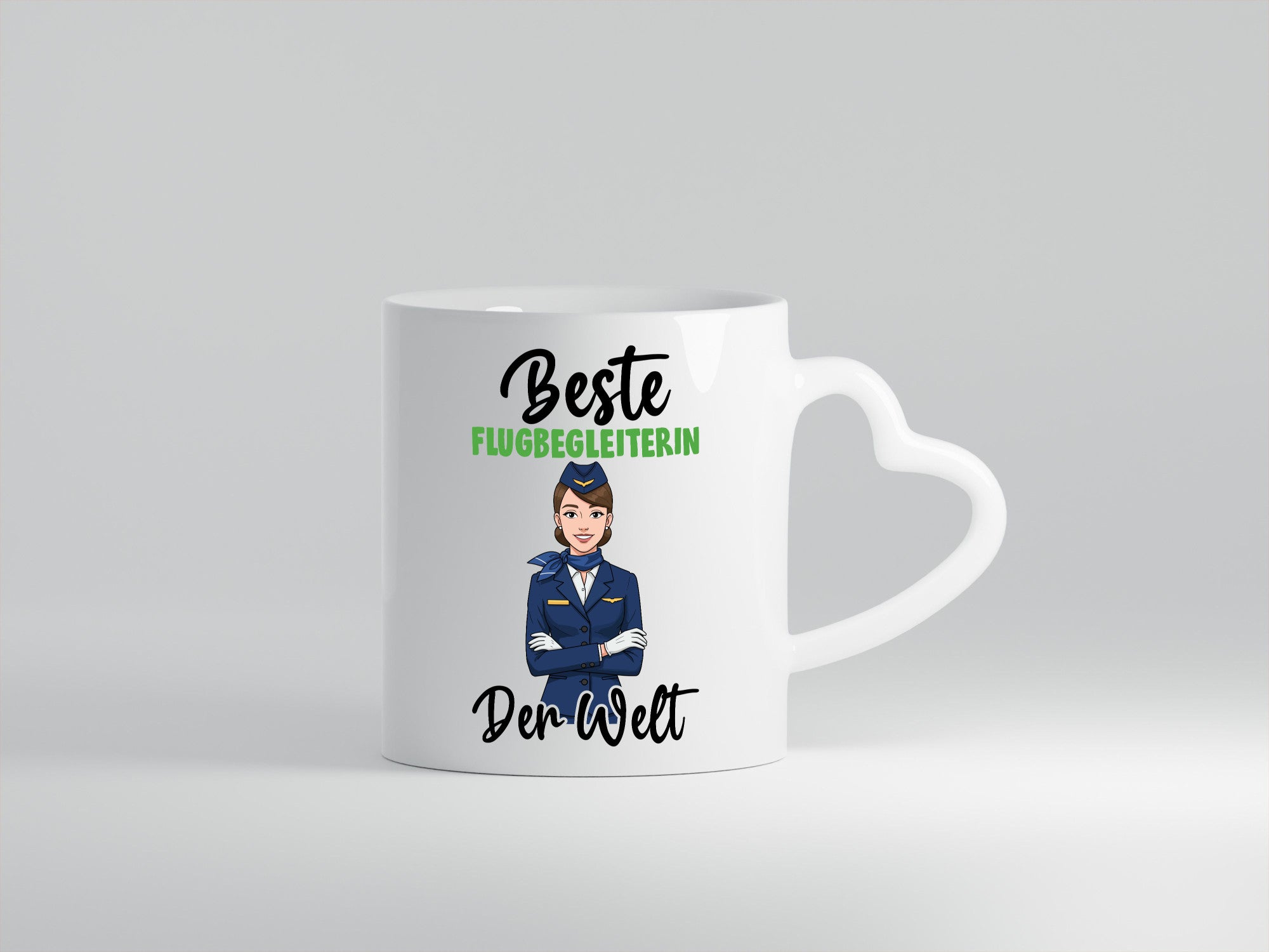 Beste Flugbegleiterin | Stewardess Flughafen v2 lustiger Spruch Geschenk Humor