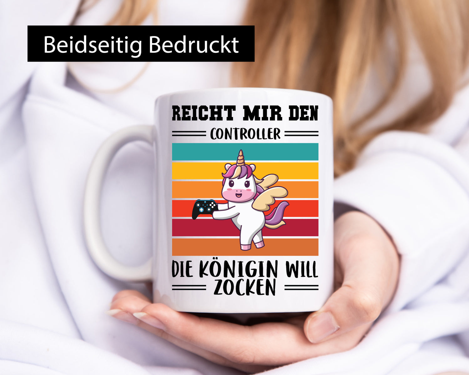 Die königin will Zocken | Gamerin Zockering Gaming lustiger Spruch Geschenk