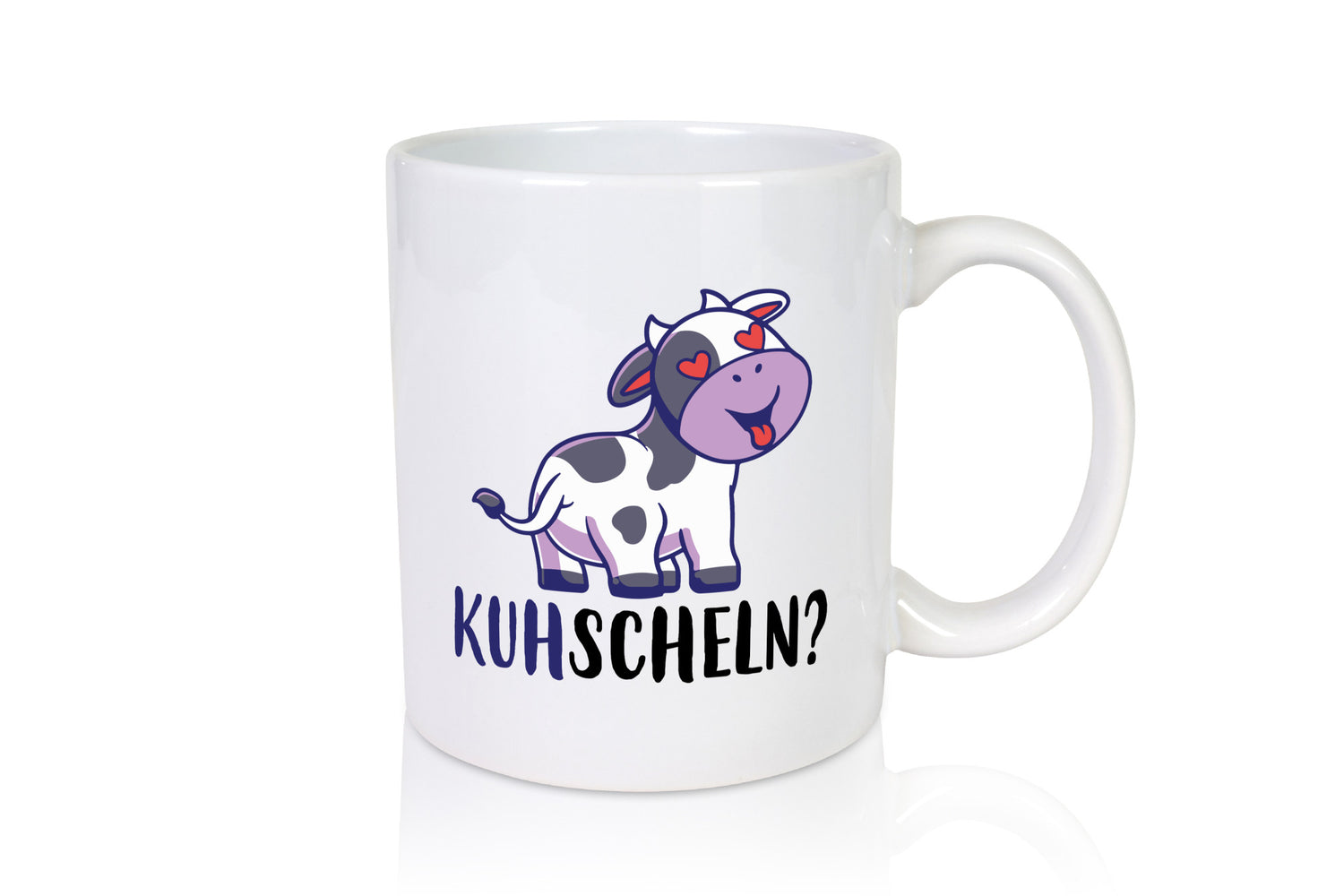 Kuhscheln | Kuh Kuscheln Paar Geschenk Humor Geschenkidee lustiger Spruch Tasse