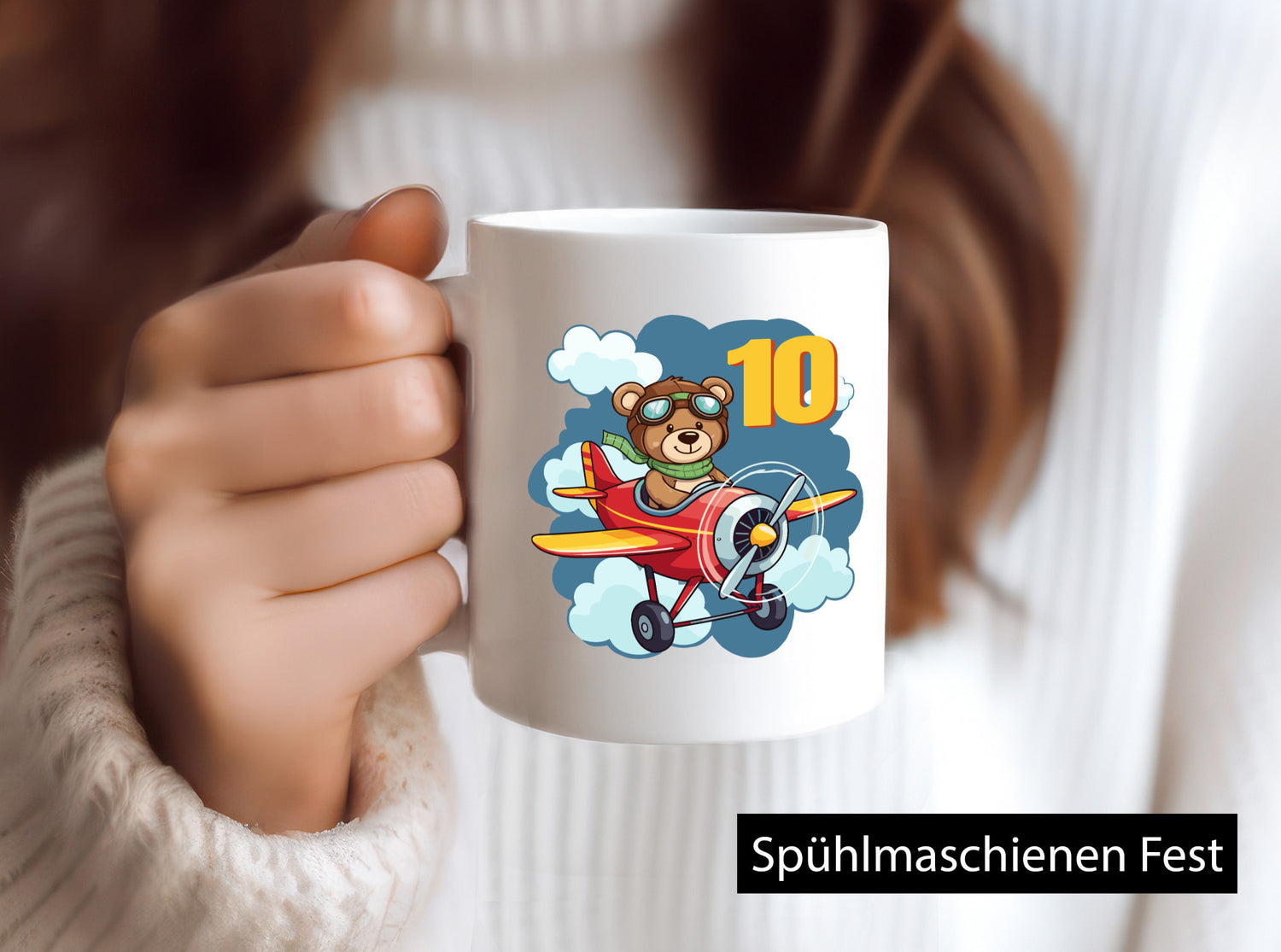 10. Geburtstag | 10 Jahre Kinder Pilot Flugzeug lustig Geschenkidee Geschenk