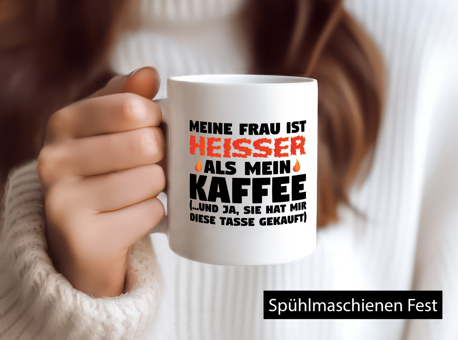 Meine heisse Frau | Ehemann Tasse Beziehung Humor lustiger Spruch Geschenk