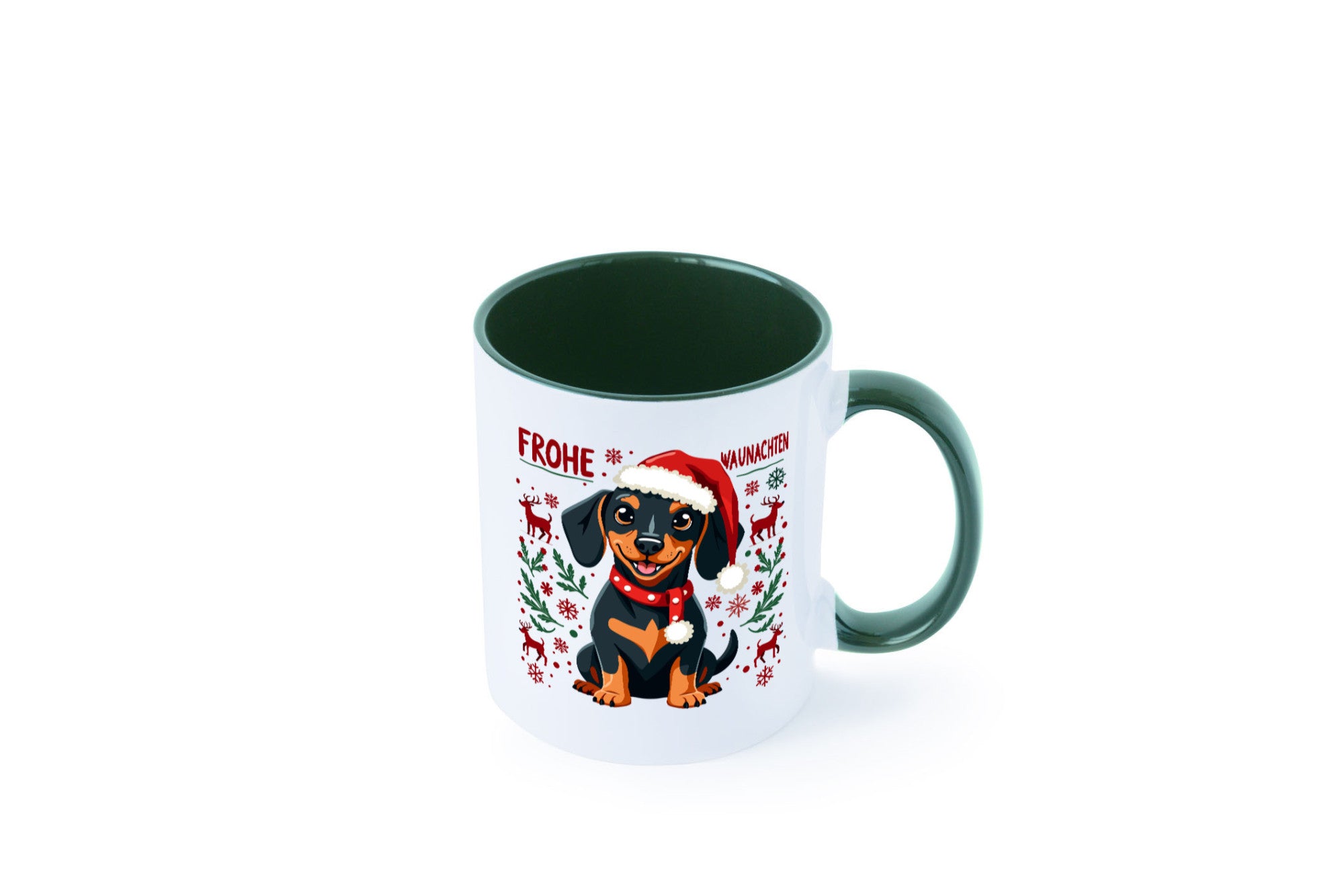 Frohe Waunachten | Ugly Christmas Weihnachtshund v2 Humor Tierliebhaber