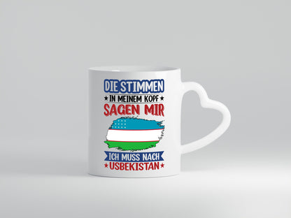 Usbekistan | Urlaub Stimmen in meinem Kopf Traumland v2 Geschenk Humor