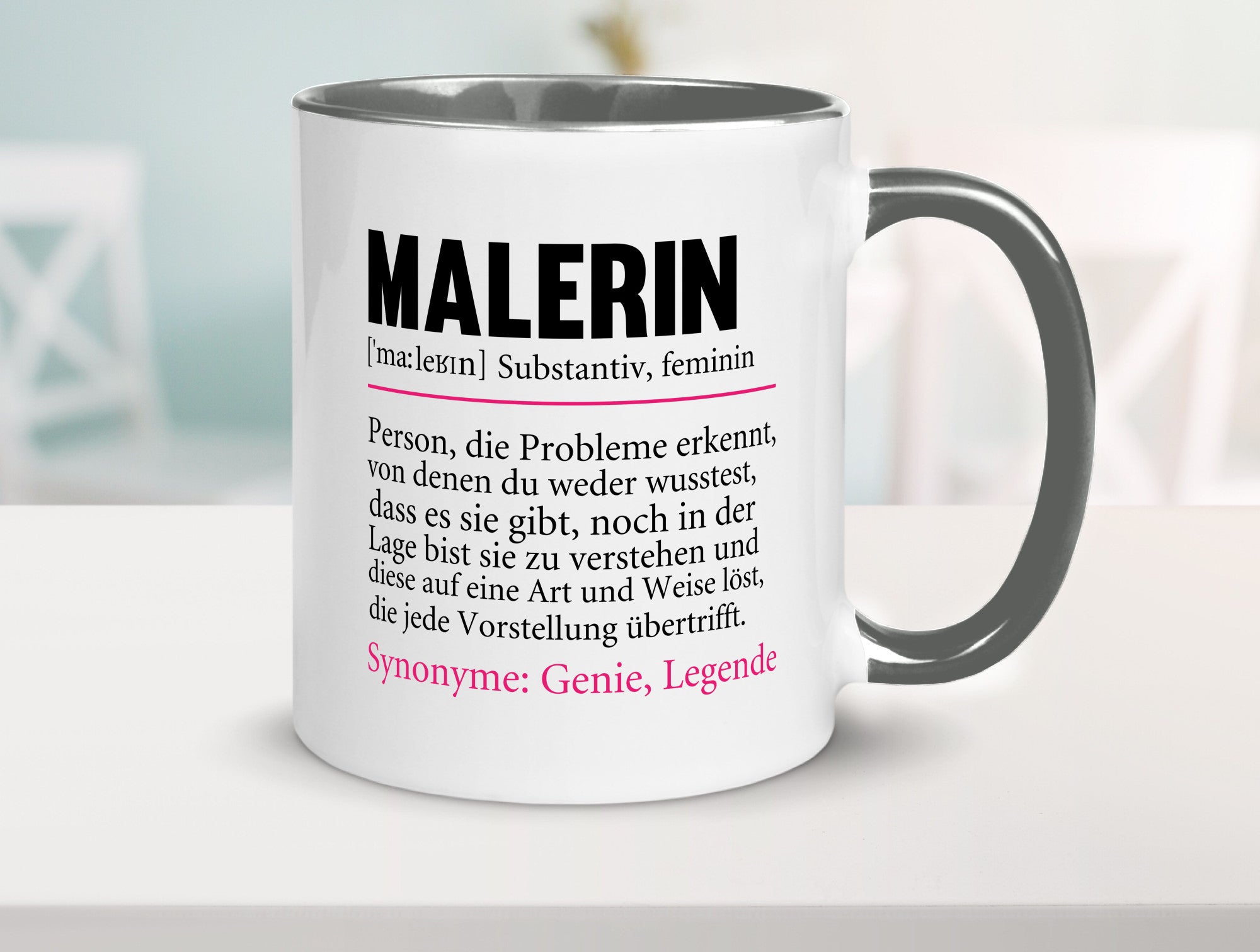 Malerin | Spruch Beruf lustig Malerinnen Humor Arbeit Kollegen Büro