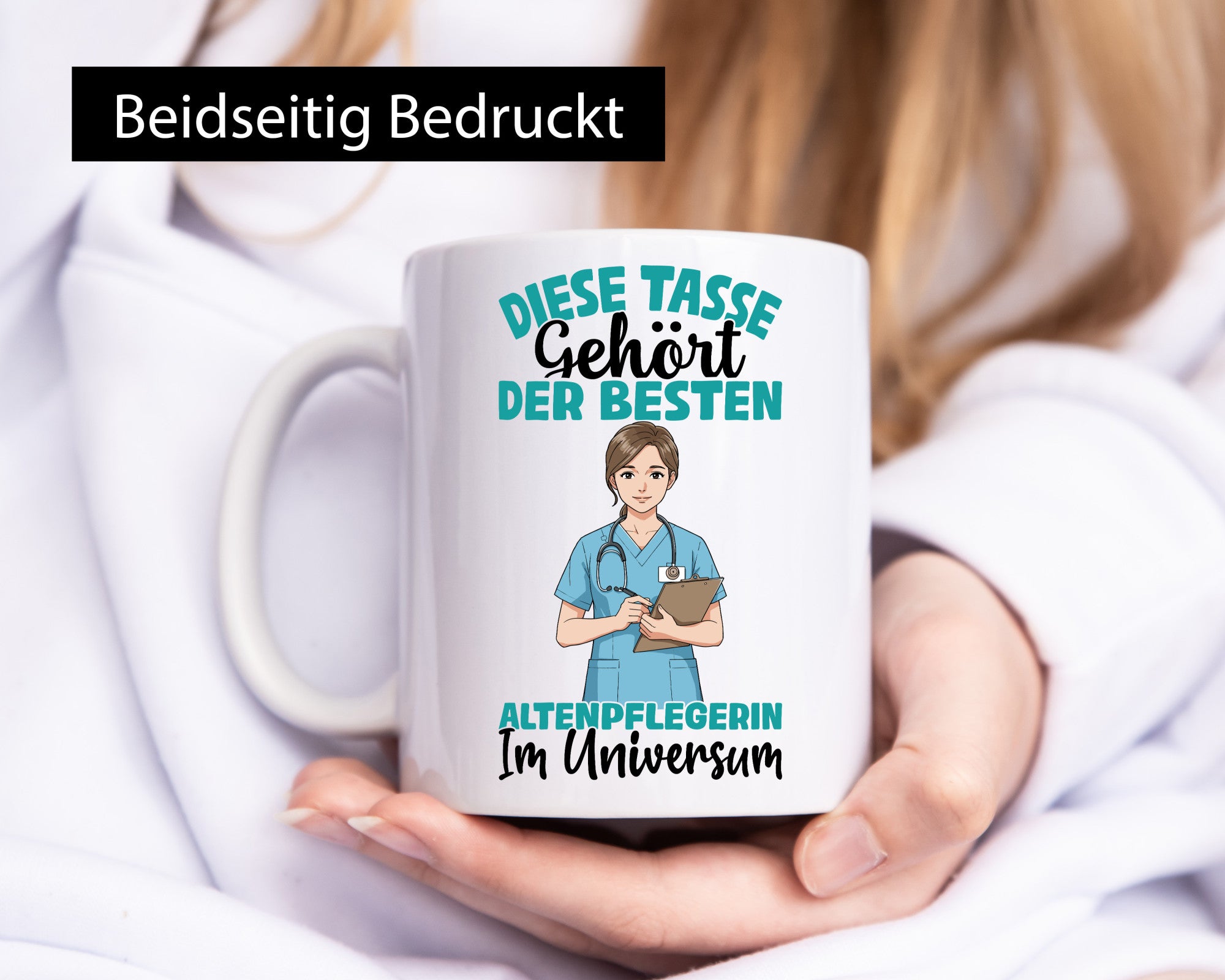 Im Universum: Altenpflegerin | Pflegepersonal Pflege Geschenk Humor