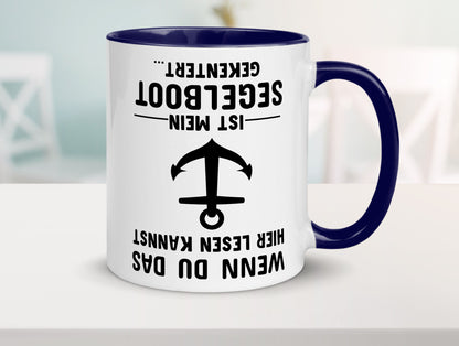 Segler Tasse | Segelboot Humor Kapitän Spruch Witz Geschenkidee