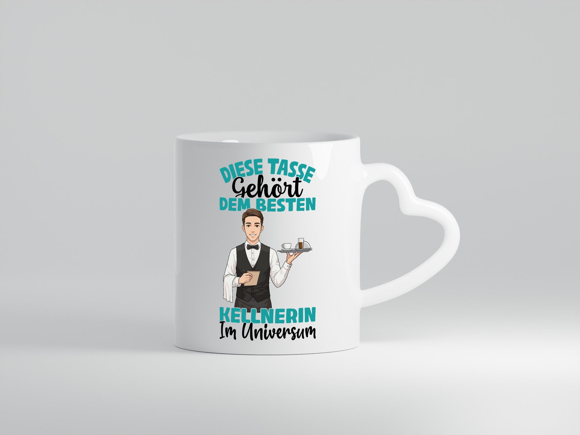 Im Universum: Kellner | kellnern Bedienung lustig Humor Geschenkidee Geschenk