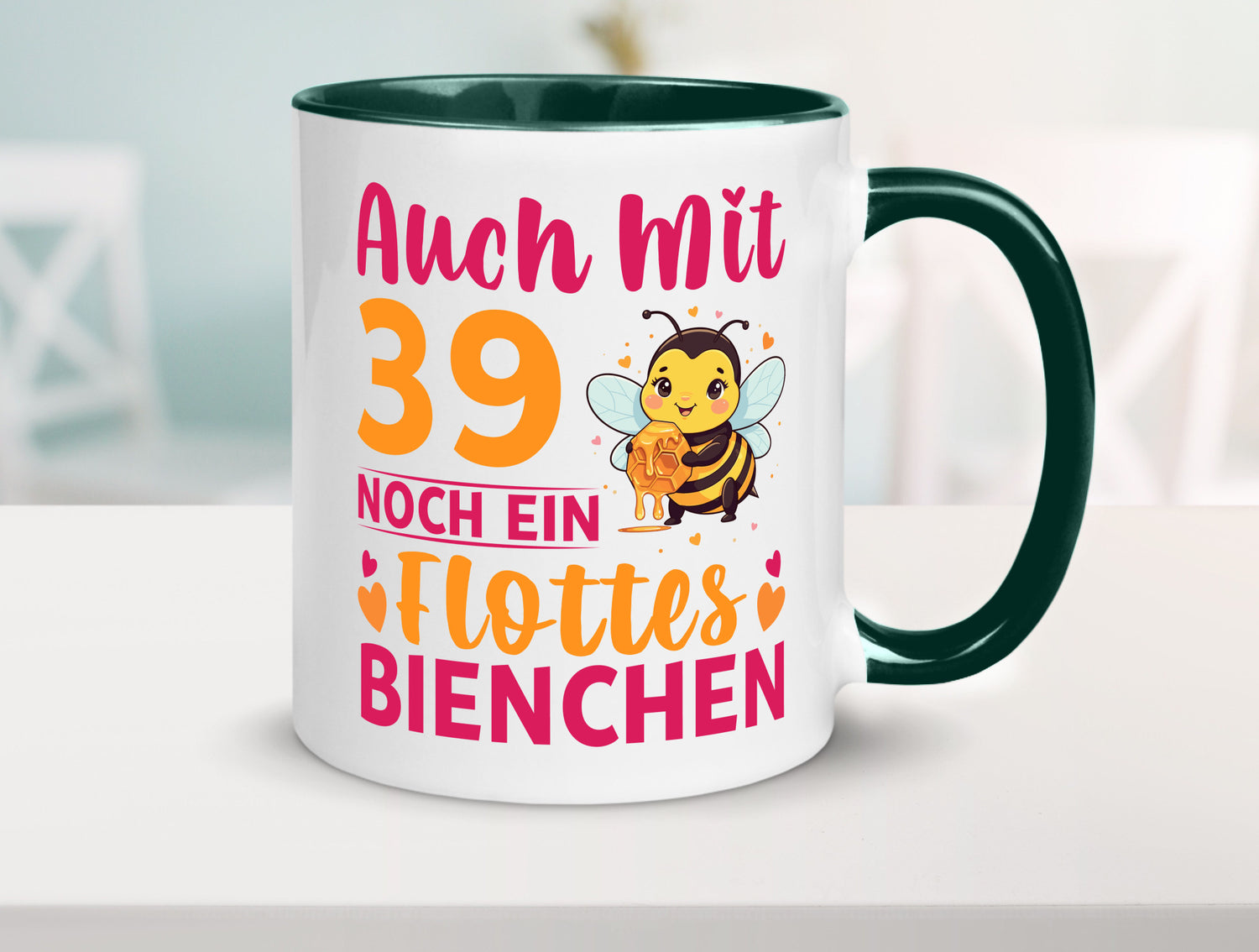 39. Geburtstag | Flottes Bienchen 39 Jahre lustiger Spruch Geschenk