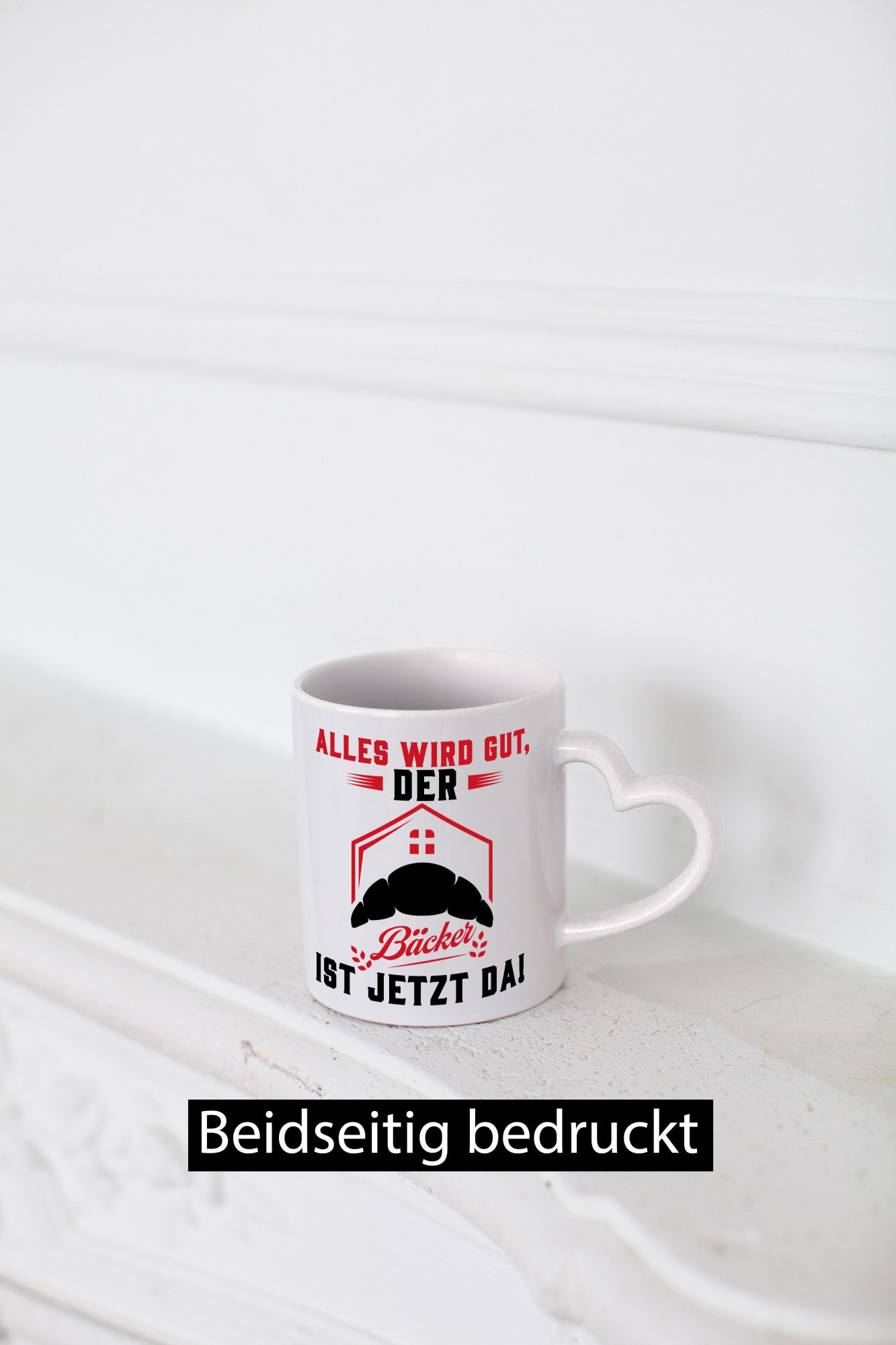 Der Bäcker ist jetzt da | Bäckerrei Geschenk Humor Geschenkidee lustiger Spruch