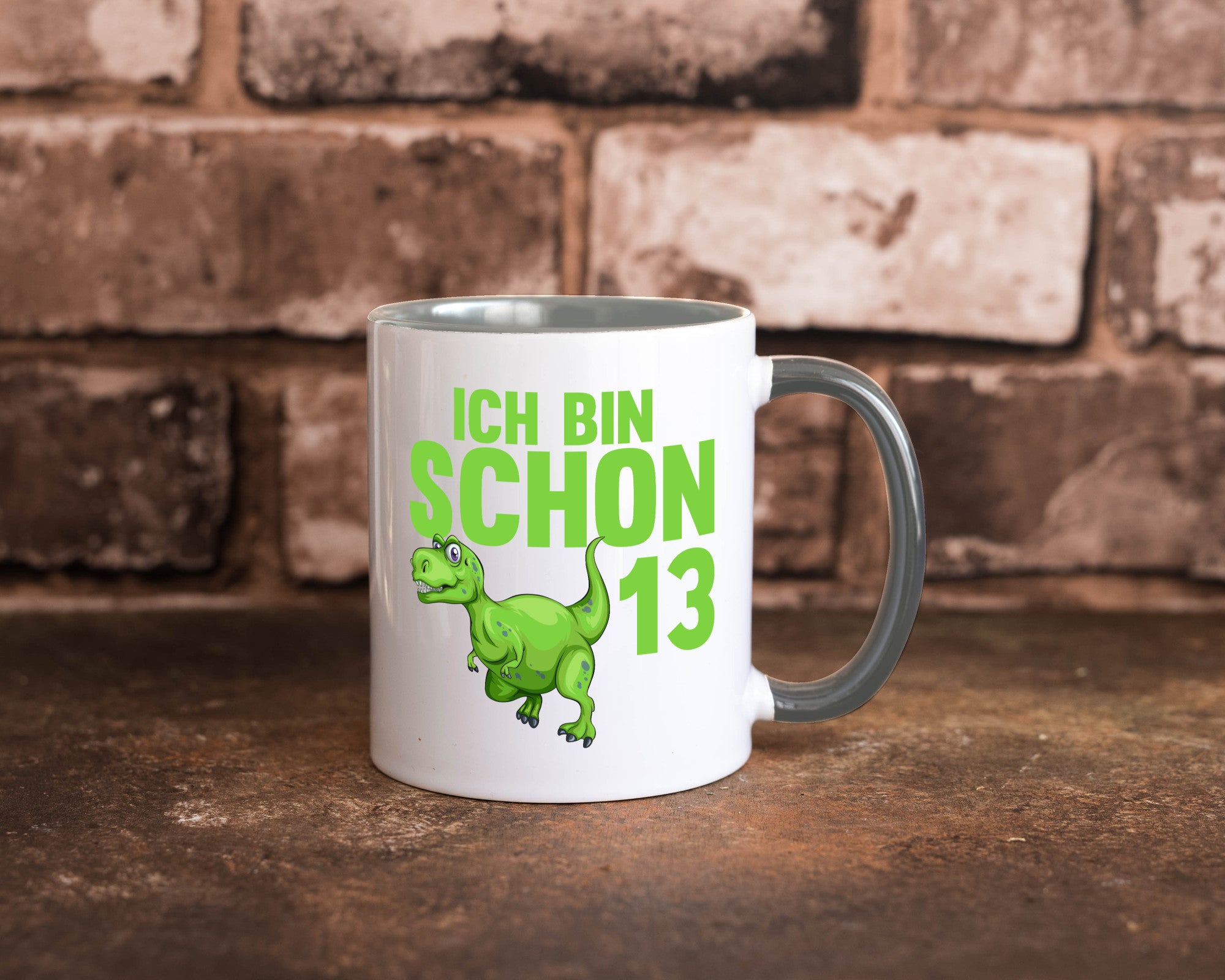13. Geburtstag | 13 Jahre Dino Dinosaurier Humor Geschenkidee Tasse