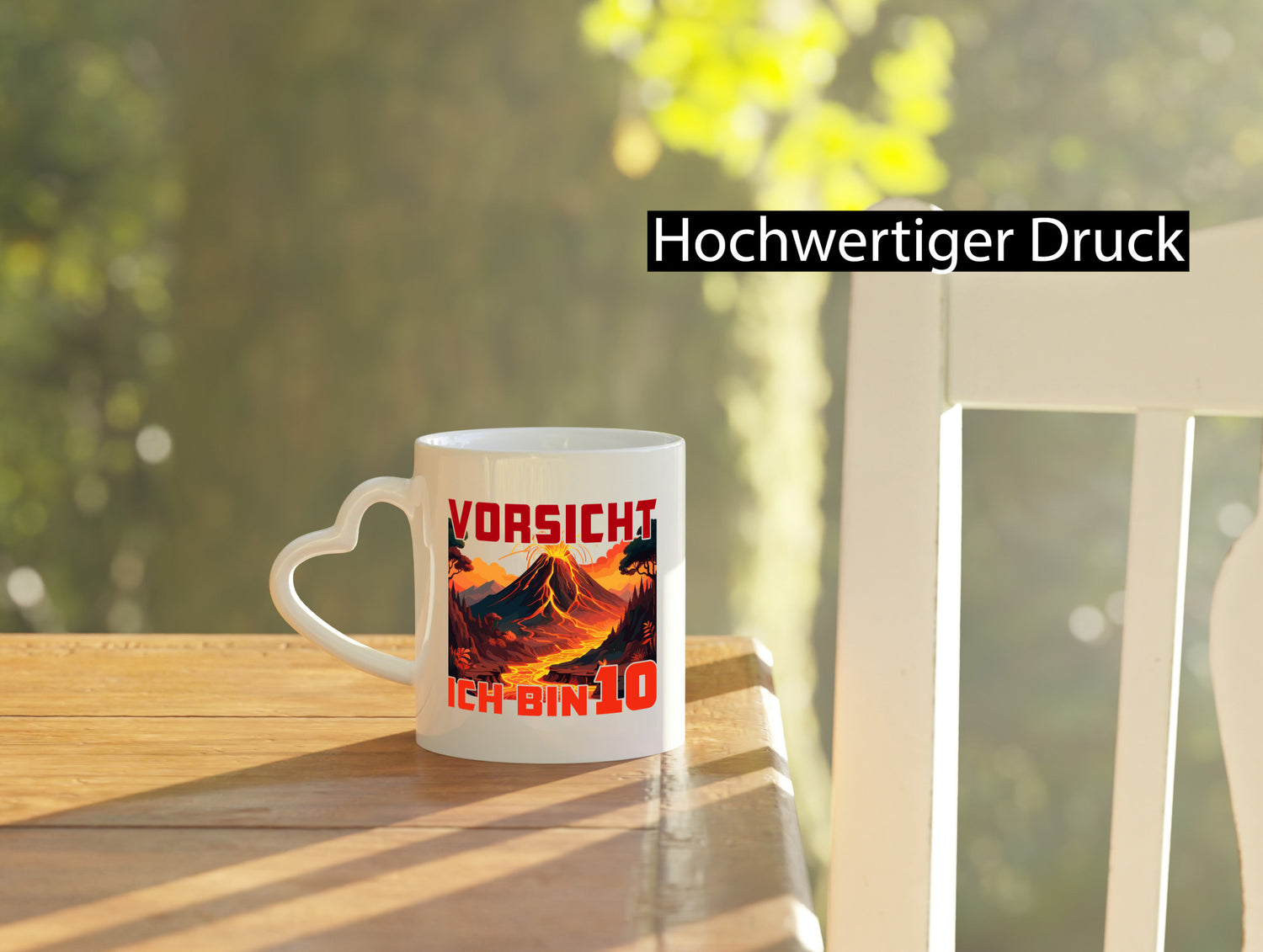 10. Geburtstag | 10 Jahre Vulkanausbruch Vulkan Humor Geschenkidee Tasse