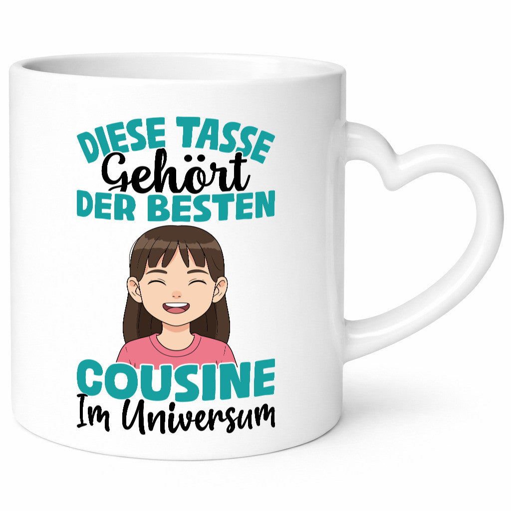 Im Universum: Cousine | Familie Verwandschaft Humor Geschenkidee Tasse