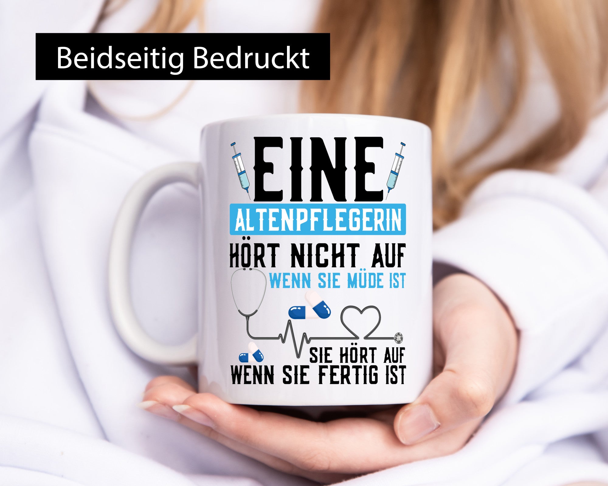 Altenpflegerin hört nicht auf | Pflegerin Pflegefachkraft Geschenk Humor