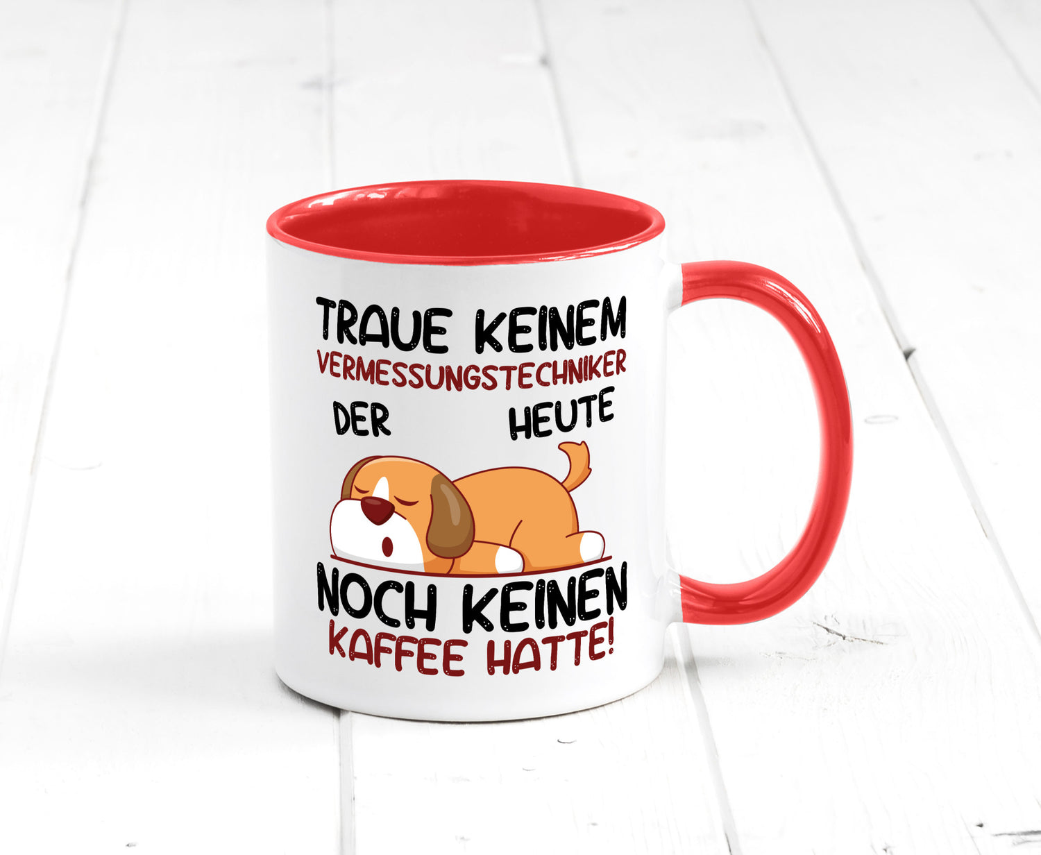Traue keinem Vermessungstechniker | Techniker lustig Humor Geschenkidee