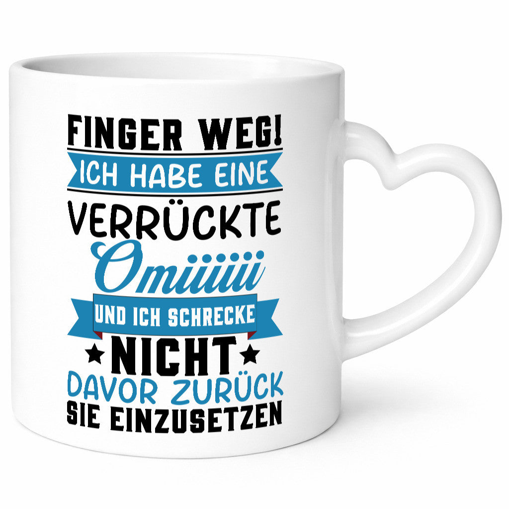 Verrückte Oma | Großmutter Finger weg Geschenk Familie Geschenkidee lustiger