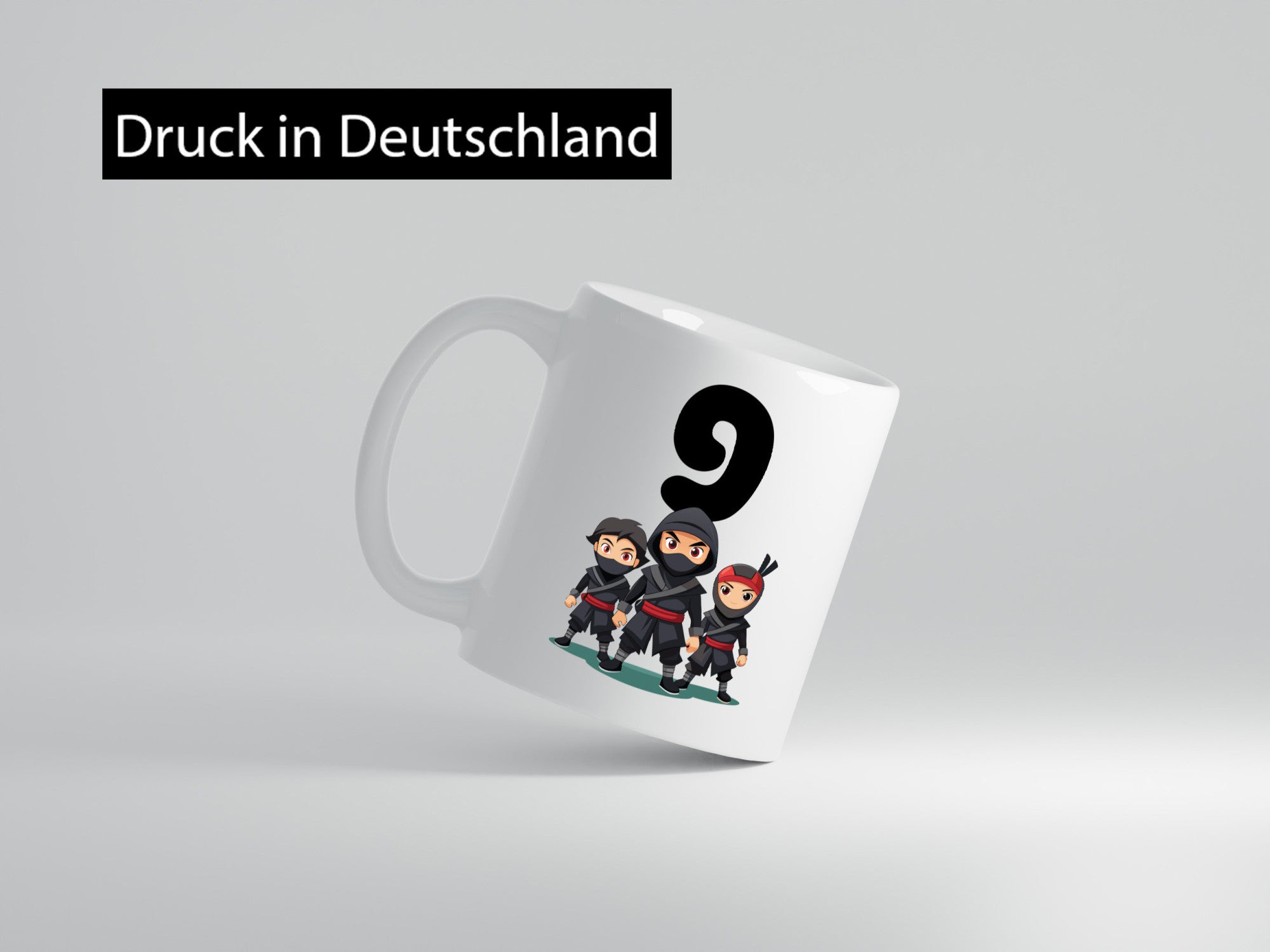 9. Geburtstag | 9 Jahre Ninja Geschenkidee Humor Tasse