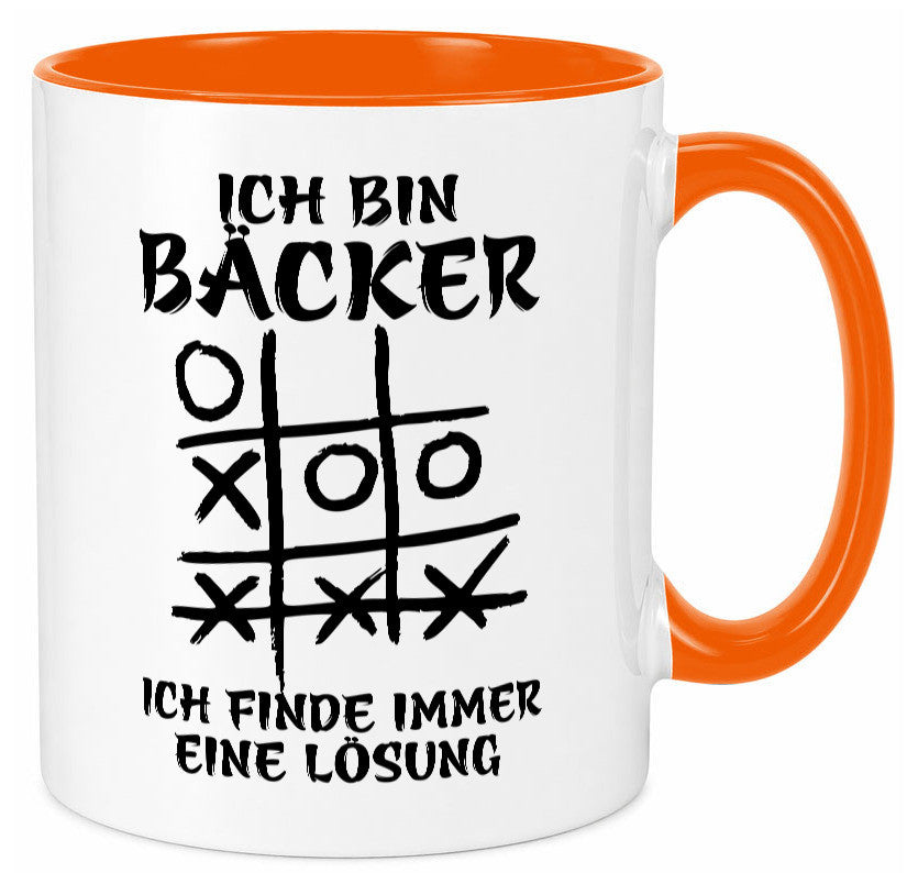 Ich bin Bäcker finde immer eine Lösung | Meister lustig Humor Geschenkidee