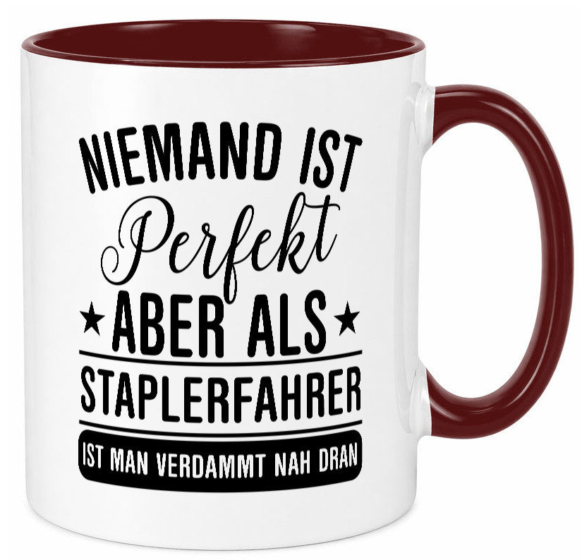 Verdammt nah dran: Staplerfahrer | Gabelstapler Fahrer lustig Humor